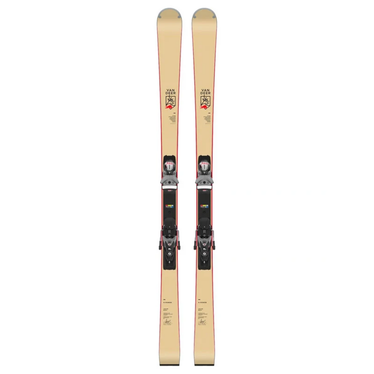 Van Deer H-Power 68 Skis + Look SPX 15 Rockerace Bindings 2026
