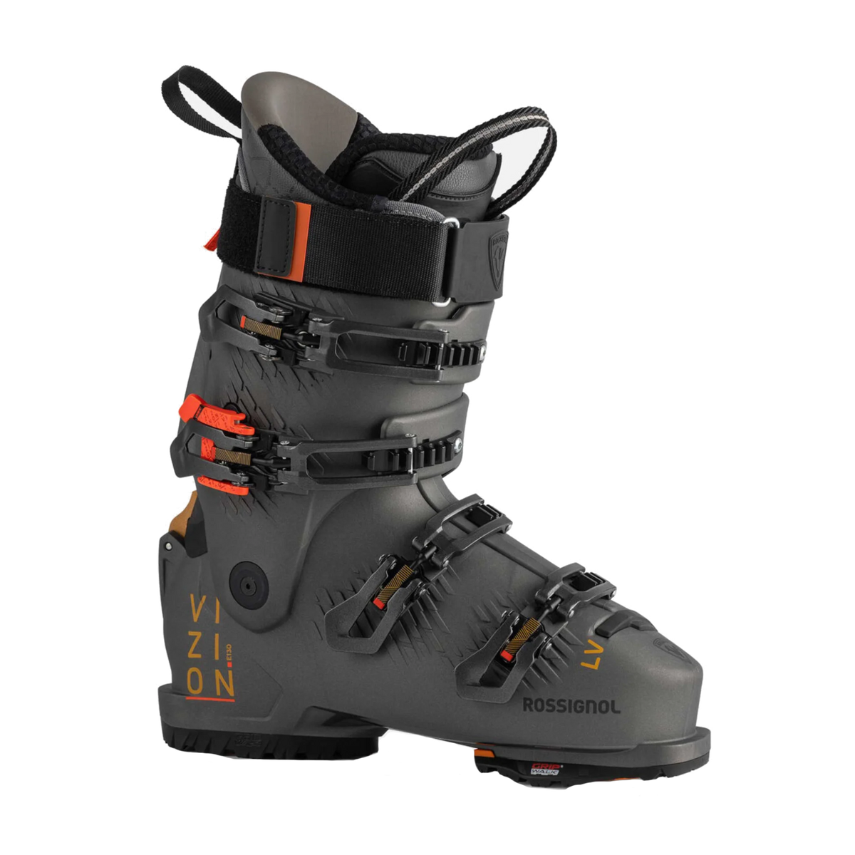 Ski boot Rossignol Vizion 4B Elite 130 LV GW 2026, three-quarter view.
