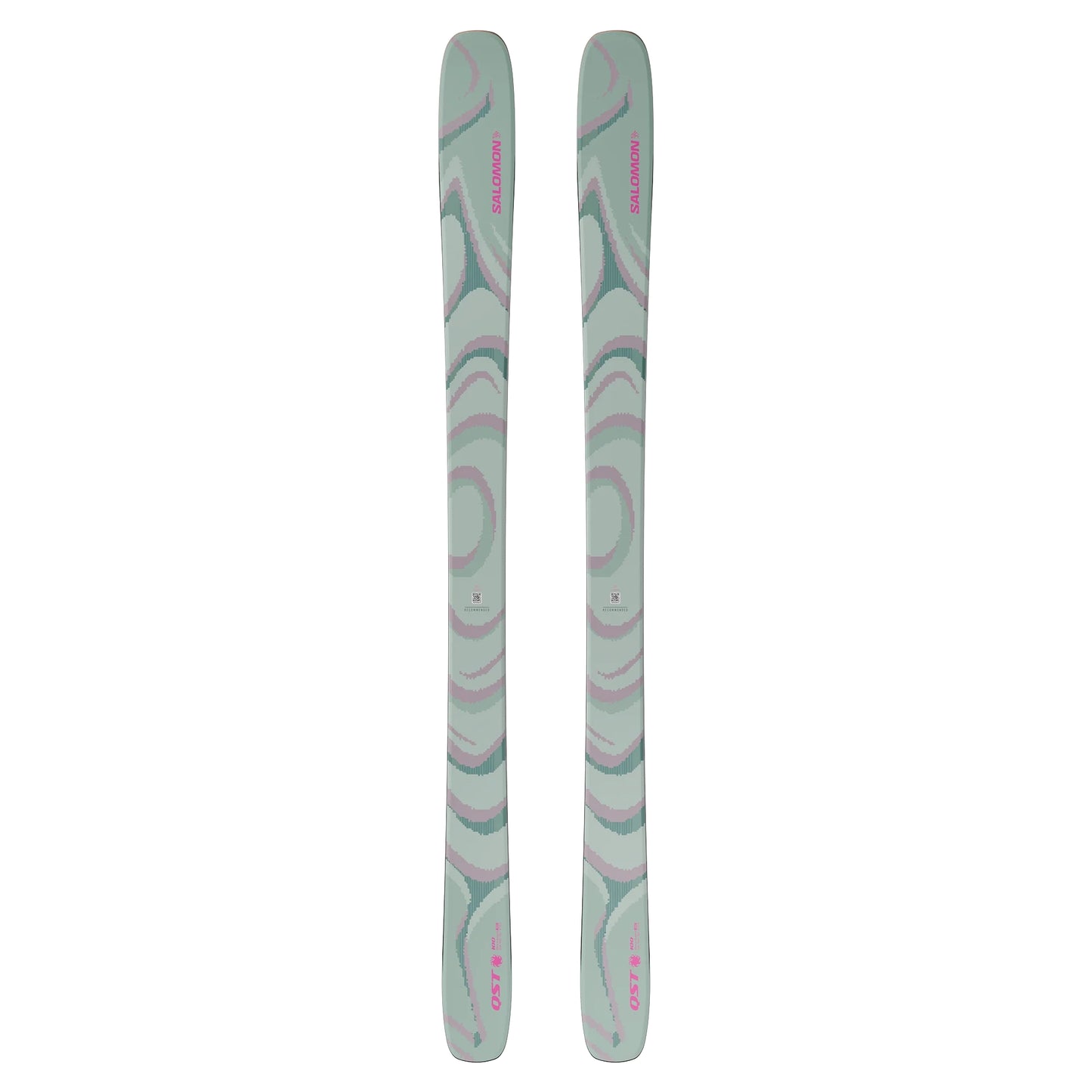 Salomon QST 100 Iceberg Green Skis 2026