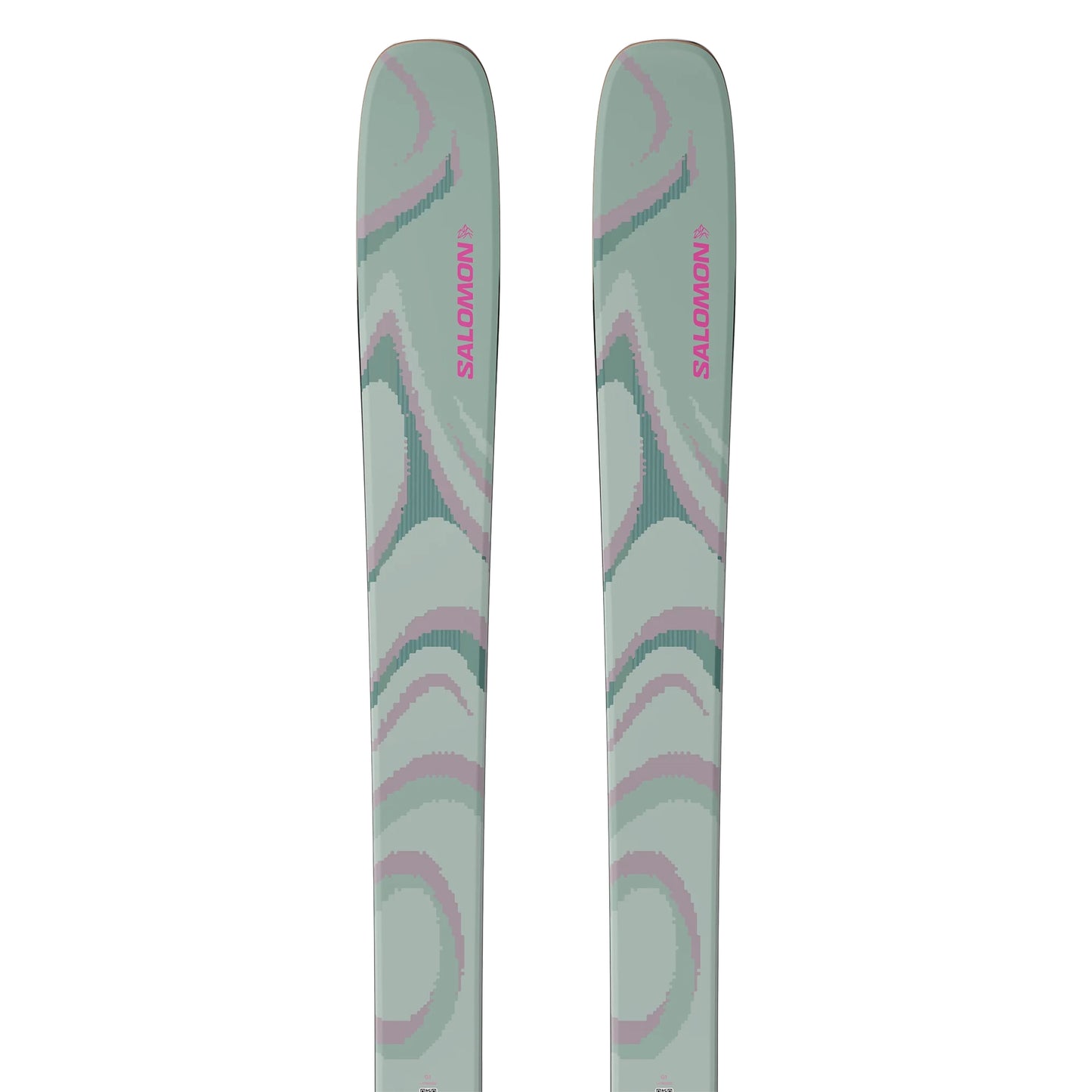 Salomon QST 100 Iceberg Green Skis 2026
