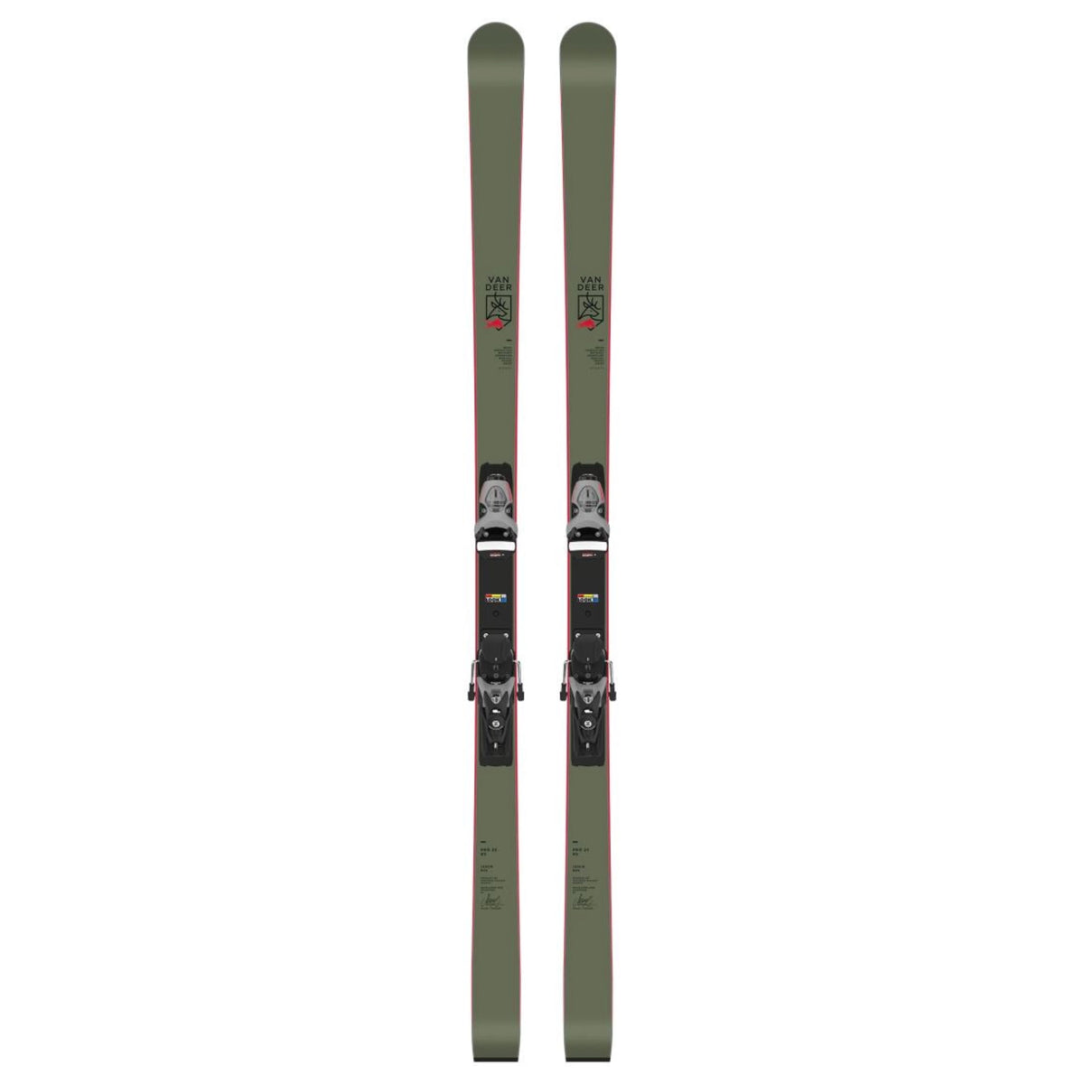 Van Deer Pro S 21 Skis + Look SPX 15 Rockerace Bindings 2026