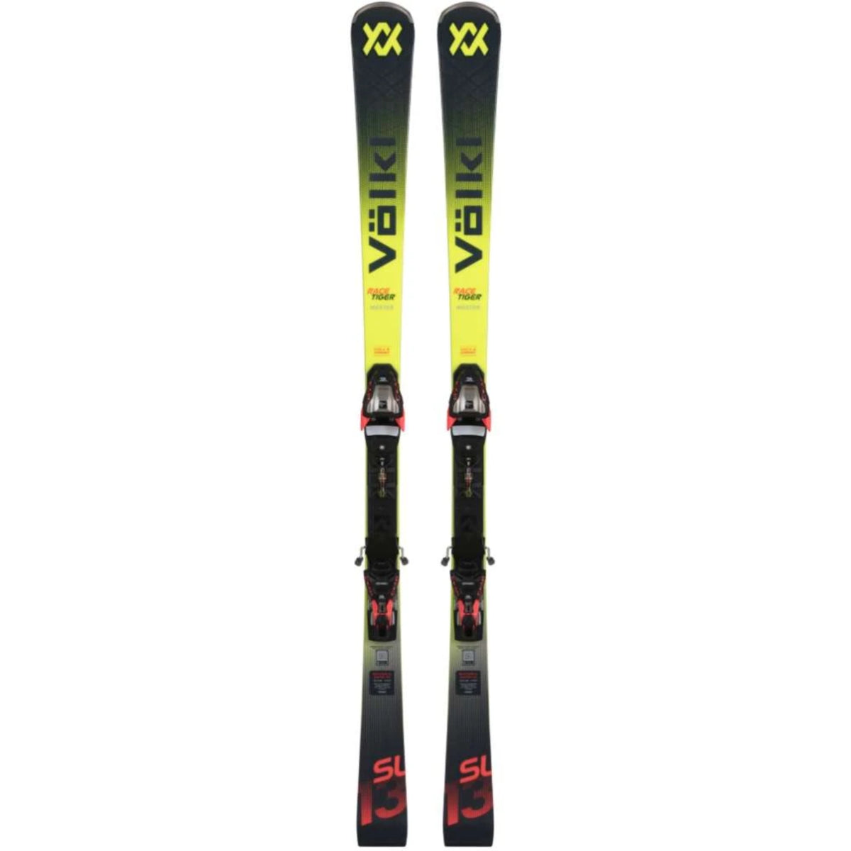 Skis Volkl Racetiger Master SL + Fixes Comp 12 noir/rouge 2026